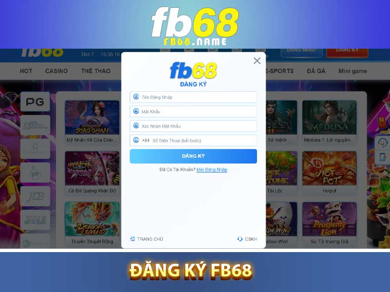 đăng ký Fb68